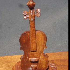 Vintage lane figurine violin